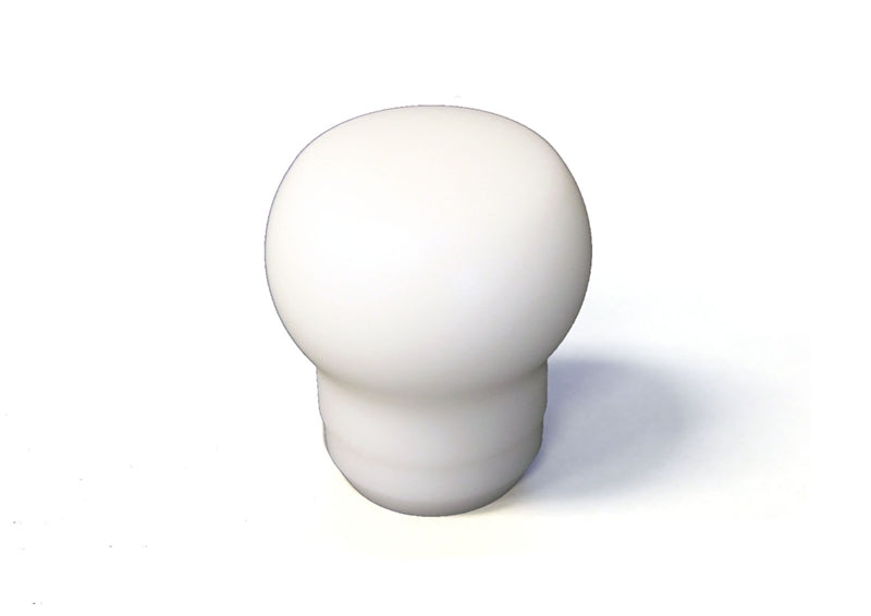 Fat Head Delrin Shift Knob (White): Universal 12x1.25 - eliteracefab.com