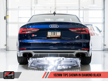 Load image into Gallery viewer, AWE Tuning Audi B9 S5 Coupe 3.0T Track Edition Exhaust - Diamond Black Tips (102mm) - eliteracefab.com