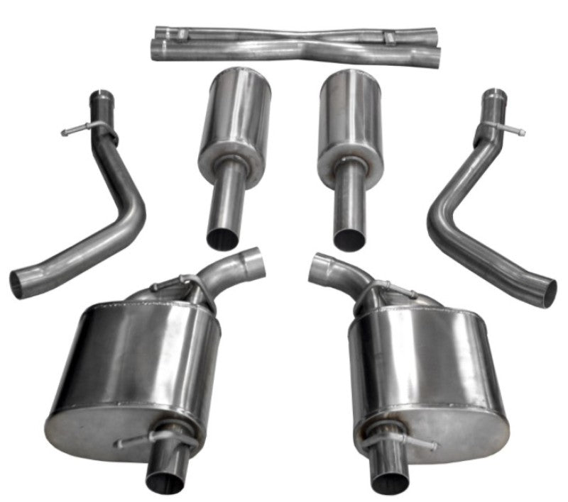 Corsa 15-20 Dodge Charger/300 Sedan 3.6L 2.5in Cat-Back Dual Rear Exit (re-uses stock exhaust bezel) CORSA Performance