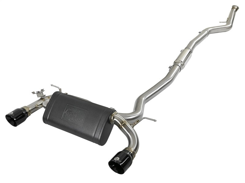 aFe MACH Force-Xp 3in 304 SS Cat-Back Exhaust w/ Black Tips 12-15 BMW 335i (F30) L6 3.0L (t) N55 aFe