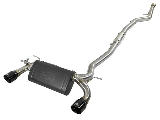 aFe MACH Force-Xp 3in 304 SS Cat-Back Exhaust w/ Black Tips 12-15 BMW 335i (F30) L6 3.0L (t) N55 aFe