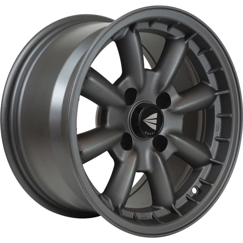 Enkei Compe 15x8 25mm Offset 4x100 Bolt Pattern 72.6mm Bore Gunmetal Wheel - eliteracefab.com