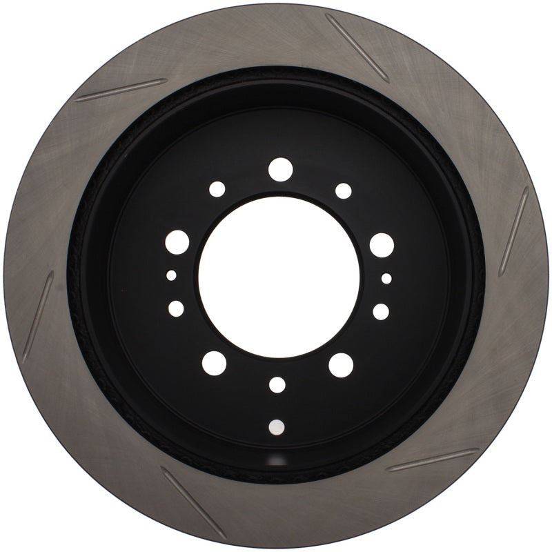 STOPTECH POWER SLOT 08-09 LEXUS LX450/470/570 / 07-09 TOYOTA TUNDRA SLOTTED RIGHT REAR ROTOR, 126.44157SR - eliteracefab.com