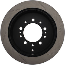 Load image into Gallery viewer, STOPTECH POWER SLOT 08-09 LEXUS LX450/470/570 / 07-09 TOYOTA TUNDRA SLOTTED RIGHT REAR ROTOR, 126.44157SR - eliteracefab.com