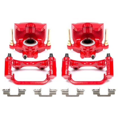 Power Stop 07-16 Cadillac Escalade Rear Red Calipers w/Brackets - Pair - eliteracefab.com
