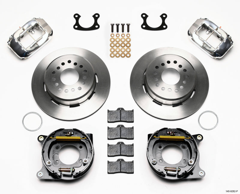 Wilwood Forged Dynalite P/S Park Brake Kit Polish Small Ford 2.50in Offset Wilwood