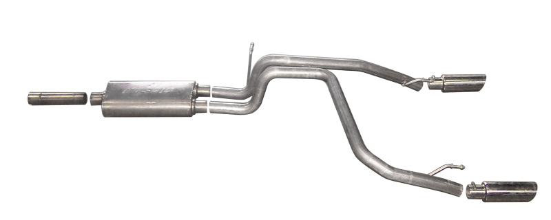 Gibson 07-09 Dodge Nitro R/T 4.0L 2.25in Cat-Back Dual Split Exhaust - Stainless Gibson