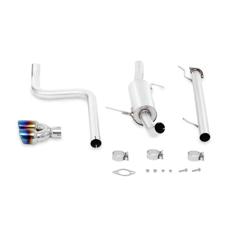 Mishimoto 14-16 Ford Fiesta ST 1.6L 2.5in Stainless Steel Cat-Back Exhaust w/ Burnt Ti Tips Mishimoto