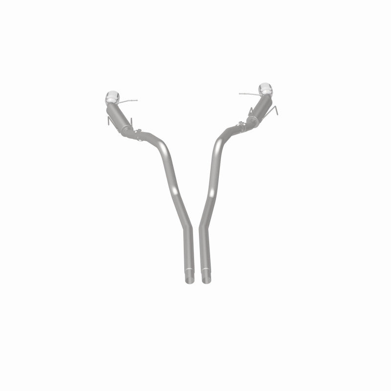 Magnaflow 2014 Ford Mustang V6 3.7L Comp Series Dual Split Rear Polished Stainless C/B Perf Exhaust Magnaflow