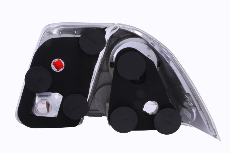 ANZO USA Honda Civic 4dr Taillights Chrome; 2001-2004 - eliteracefab.com