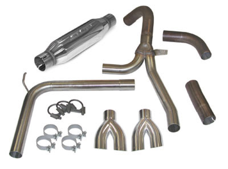SLP 1998-2002 Chevrolet Camaro LS1 LoudMouth Cat-Back Exhaust System w/ 3.5in Dual Tips - eliteracefab.com