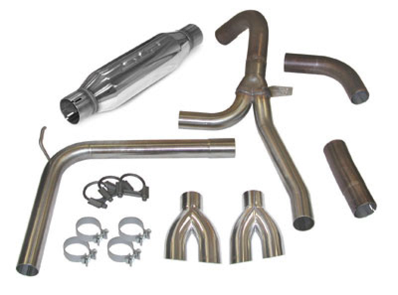 SLP 1998-2002 Chevrolet Camaro LS1 LoudMouth II Cat-Back Exhaust System w/ Dual Tips - eliteracefab.com