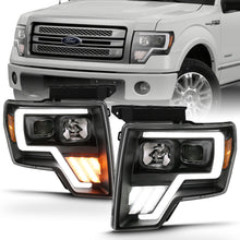 Load image into Gallery viewer, ANZO 2009-2013 Ford F-150 Projector Light Bar G4 Switchback H.L.Black Amber - eliteracefab.com