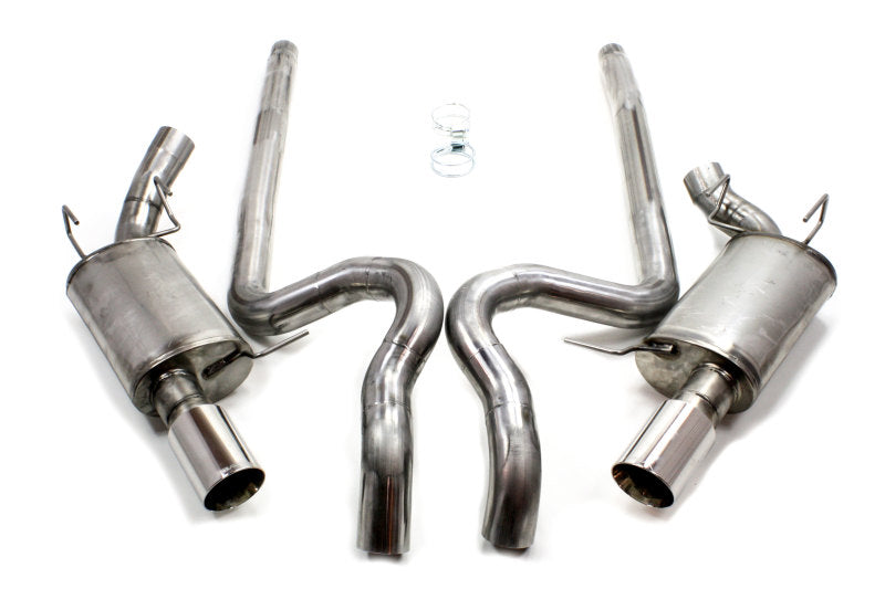 JBA 11-14 Ford Mustang GT/GT500 5.0L/5.4L/5.8L 409SS Dual Rear Exit Cat-Back Exhaust JBA