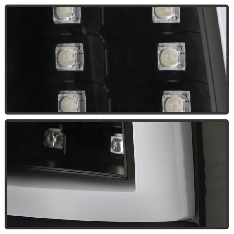 Spyder 03-06 Chevy Silverado - (Does Not Fit Stepside) LED Tail Lights - All Black ALT-YD-CS03V2-LED - eliteracefab.com