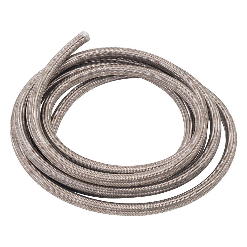 Russell Performance -4 AN ProFlex Stainless Steel Braided Hose (Pre-Packaged 6 Foot Roll)