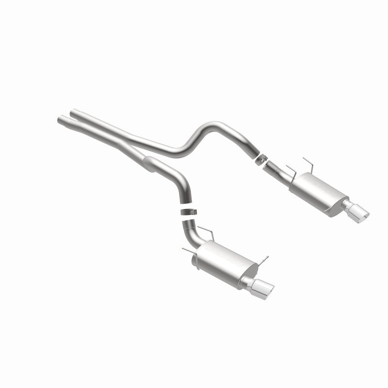 MagnaFlow 13 Ford Mustang Dual Split Rear Exit Stainless Cat Back Performance Exhaust (Street) Magnaflow