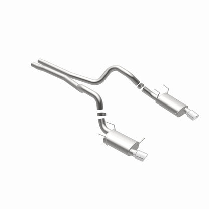 MagnaFlow 13 Ford Mustang Dual Split Rear Exit Stainless Cat Back Performance Exhaust (Street) Magnaflow