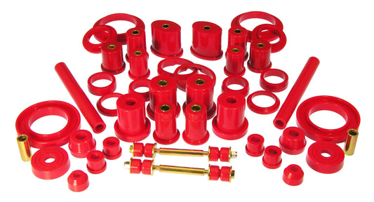Prothane Total Vehicle Suspension Bushing Kit for 1999–2004 Ford Mustang (Except Cobra), Red – 6-2025