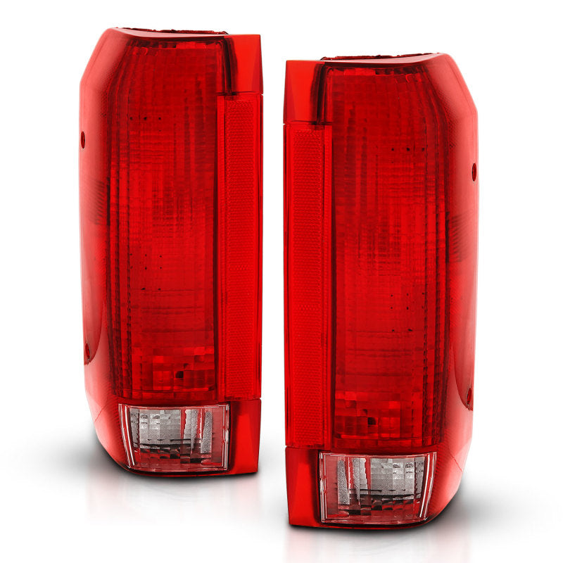 ANZO 1992-1996 Ford Bronco Taillight Red/Clear Lens (OE Replacement) - eliteracefab.com