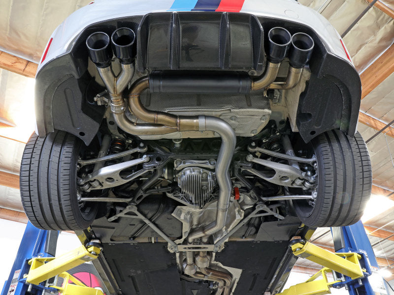 aFe MACHForce XP Exhausts Cat-Back SS 19-21 BMW M2 Competition L6-3.0L w/Polished Tips aFe