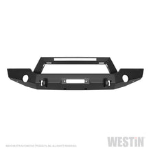 Load image into Gallery viewer, Westin 18-20 Jeep Wrangler WJ2 Full Width Front Bumper w/LED Light Bar Mount Textured Black - eliteracefab.com