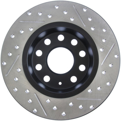 StopTech Slotted & Drilled Sport Brake Rotor - eliteracefab.com