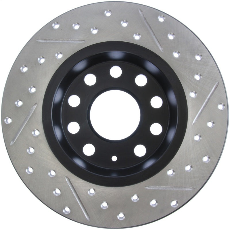 StopTech Slotted & Drilled Sport Brake Rotor - eliteracefab.com