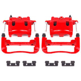 Power Stop 04-06 Infiniti QX56 Front Red Calipers w/Brackets - Pair