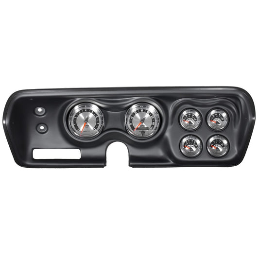 Autometer American Muscle Gauge Kit 6 Pc Bbody/Chrgr/Rdrunr/Sat 71-74 Tach/Mph/Fuel/Oilp/Wtmp/Volt 7030