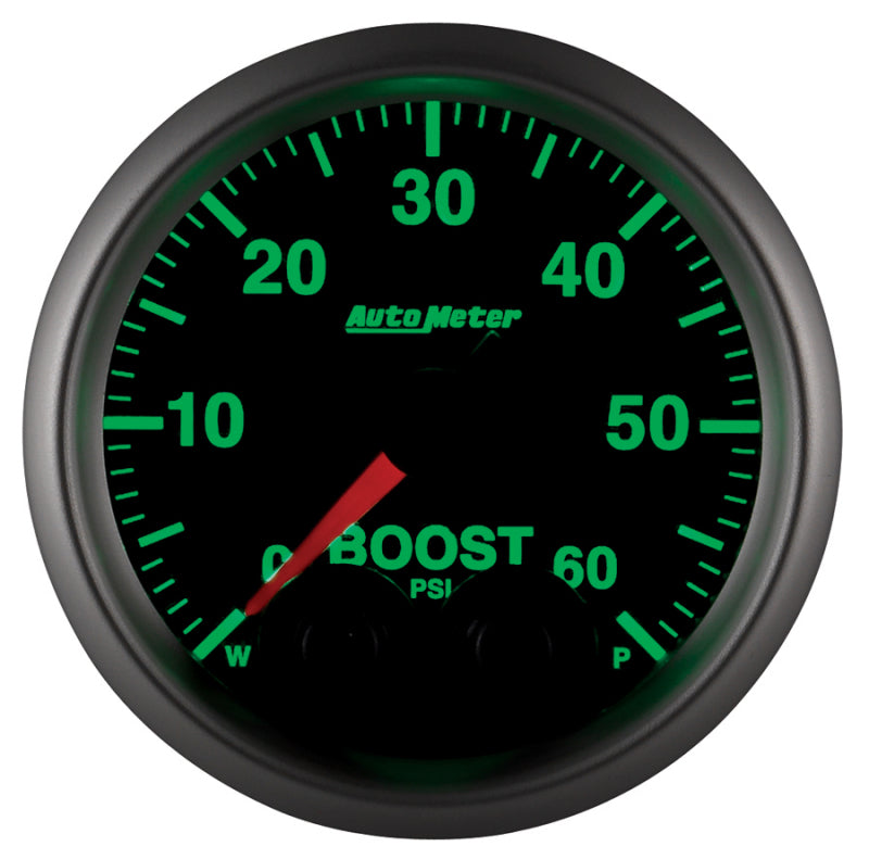 Autometer Elite 52mm 0-60 PSI Boost Peak & Warn w/ Electronic Control Gauge 5670