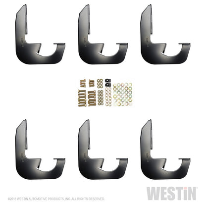 Westin 2015-2018 Chevrolet/GMC Colorado/Canyon Crew Cab Running Board Mount Kit - Black - eliteracefab.com