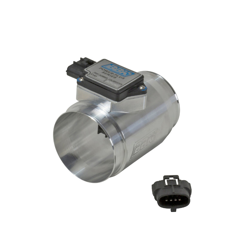 BBK 86-93 Mustang 5.0 Mass Air Meter 76mm 30 lb Inj. Cold Air Calibration CNC Billet Housing 80055