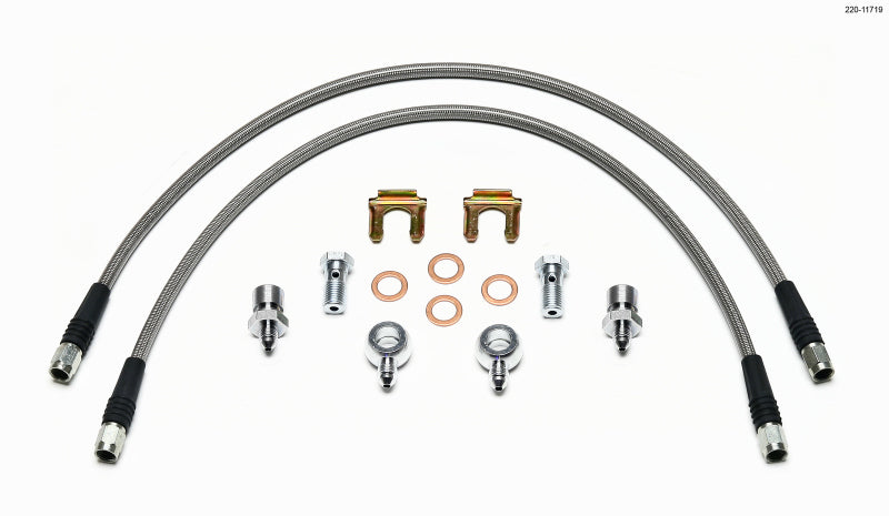 Wilwood Flexline Kit D52 Caliper 22in w/ Banjo 7/16-20 Wilwood