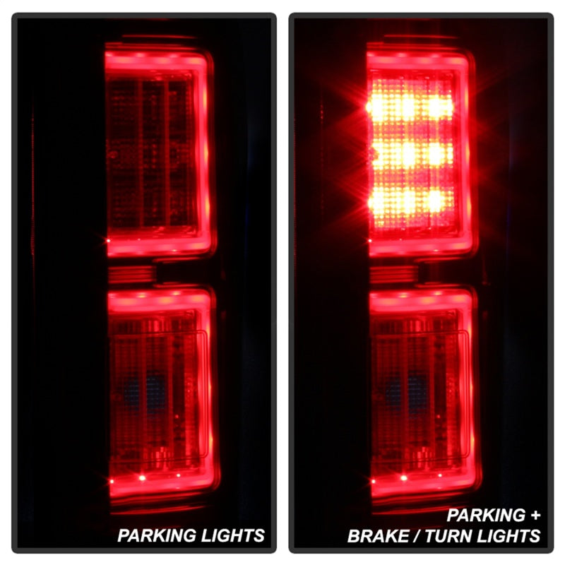 Spyder 18-19 Ford F-150 (w/o Blind Spot Sensor) LED Tail Lights - Red Clear (ALT-YD-FF15018-LED-RC) - eliteracefab.com