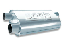 Load image into Gallery viewer, Borla Universal Oval Transverse 2.5in Inlet/Outlet 19in x 10.25in x 5.5in Turbo XL Muffler - eliteracefab.com