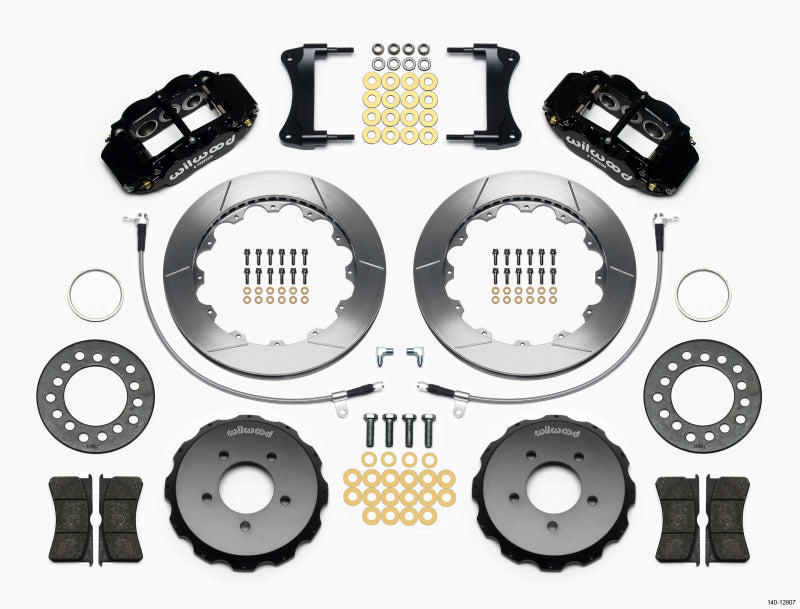 Wilwood Narrow Superlite 6R Front Hat Kit 12.88in 2005-Up Mazda Miata w/ Lines Wilwood