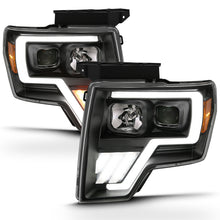 Load image into Gallery viewer, ANZO 2009-2013 Ford F-150 Projector Light Bar G4 Switchback H.L.Black Amber - eliteracefab.com