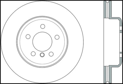 StopTech Sport Slotted 12-16 BMW 640i Front Left Rotor - eliteracefab.com