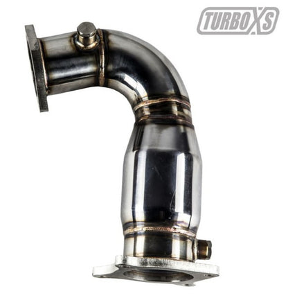 TURBOXS FRONT PIPE (J-PIPE) WITH HIGH FLOW CATALYTIC CONVERTER SUBARU WRX; 2015-2016 - eliteracefab.com