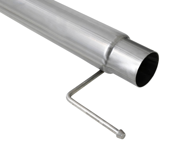 aFe Atlas 4in Aluminized Steel DPF-Back Exh 18-19 Ford F-150 V6-3.0L (td) w/ Polished Tip aFe