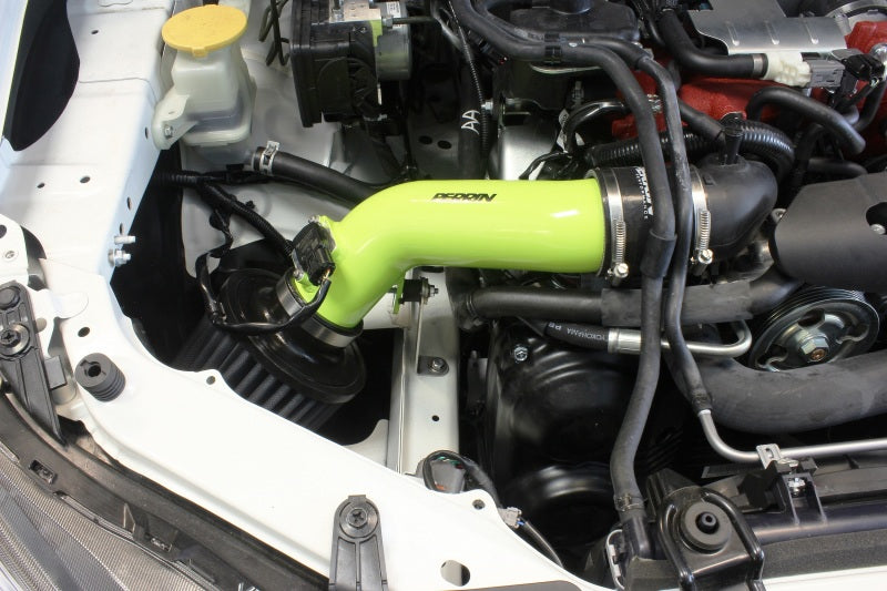 Perrin 18-21 Subaru STI Cold Air Intake - Neon Yellow - eliteracefab.com