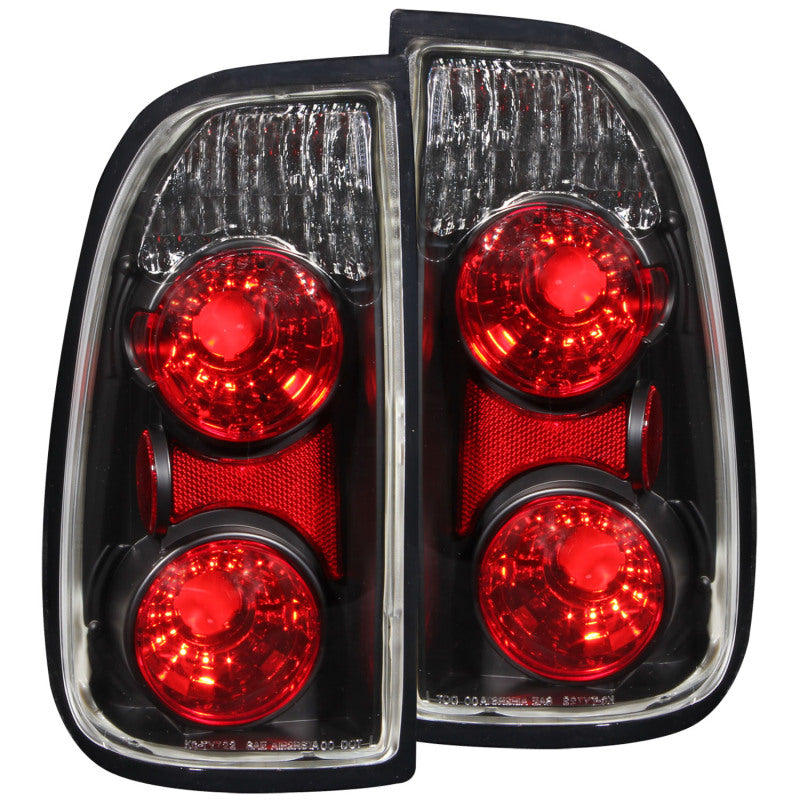 ANZO USA Toyota Tundra Std Bed/Reg Cab Access Taillights Black; 2000-2006. - eliteracefab.com