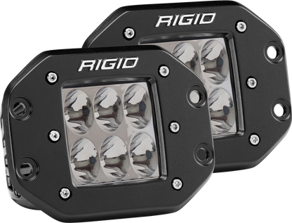 Rigid Industries D2 - Flush Mount - Driving Pair - eliteracefab.com