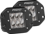 Rigid Industries Driving Flush Mount Pair D-Series Pro - 512313