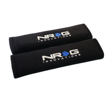 Load image into Gallery viewer, NRG Seat Belt Pads 2.7in. W x 11in. L (Black) Short - 2pc - eliteracefab.com