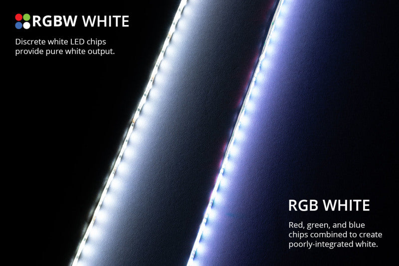 Diode Dynamics RGBW Engine Bay Strip Kit 4pc Multicolor