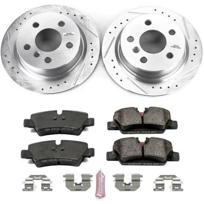 Power Stop 14-19 Mini Cooper Rear Z23 Evolution Sport Brake Kit PowerStop