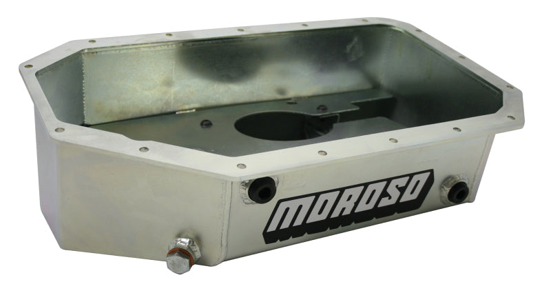 Moroso Acura/Honda K Series Swap Road Race Baffled Extra Capacity 5.5in Steel Oil Pan - eliteracefab.com