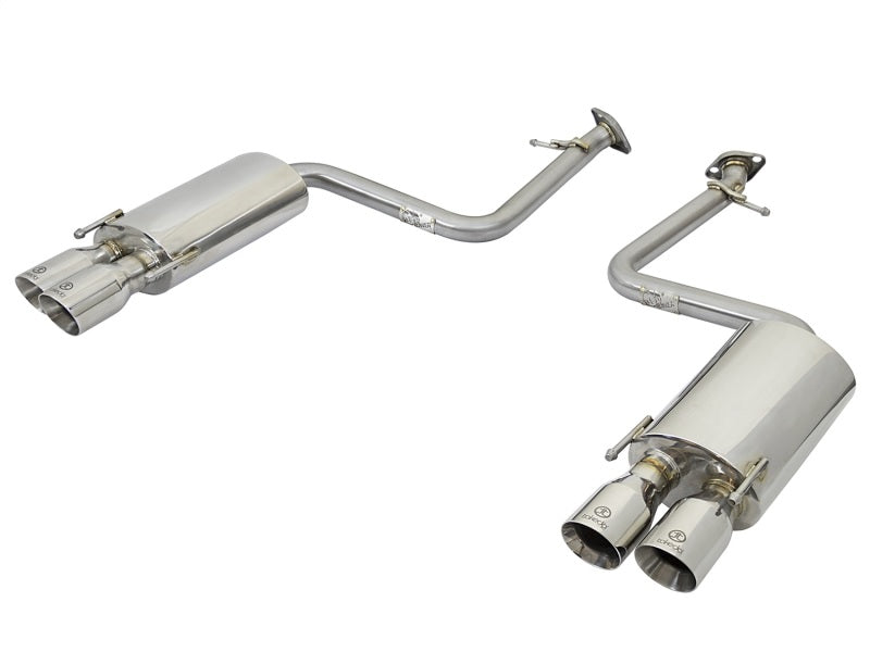 aFe Takeda 16-17 Lexus RC 200T 2.0L (t) 2in. SS Axle-Back Exhaust System w/Polished Tips aFe